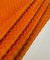 Orange Minky Dot Fabric by the Yard, 60" Wide Ultra-Soft Plush Minky Fabric for Baby Blankets, Nursery Decor, Plush Toys & Sewing